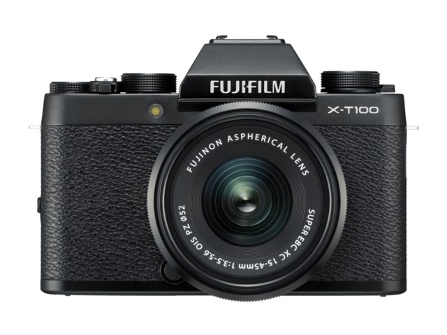 Fujifilm Fuji X-T100 svart + XC 15-45mm f/3,5-5,6 OIS PZ (Demo)