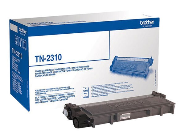 Brother toner TN2310 svart - DCP-L2500, DCP-L2560