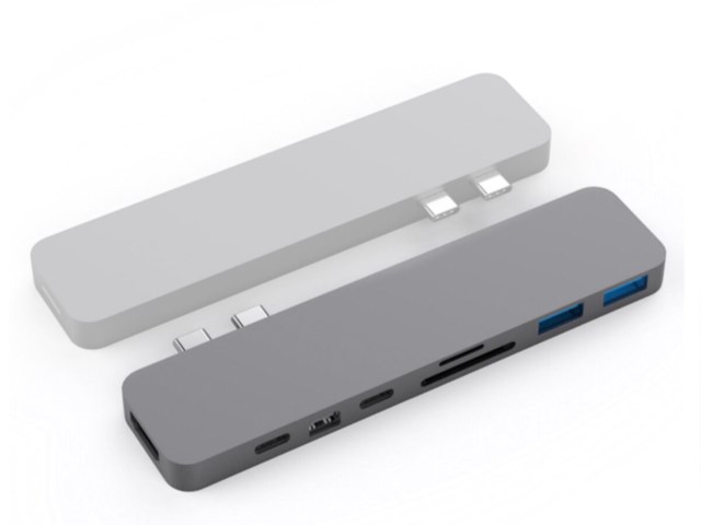 Hyper HyperDrive Pro hub för USB-C Macbook Pro Grå