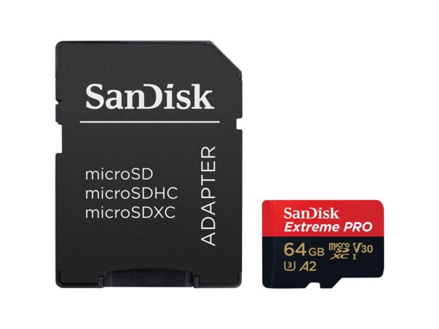 SanDisk Minneskort Secure Digital Micro 64GB SDXC Extreme