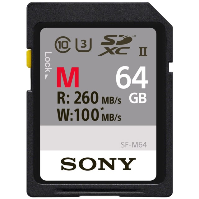 Sony Minneskort Secure Digital SF-M 64GB SDXC UHS-II