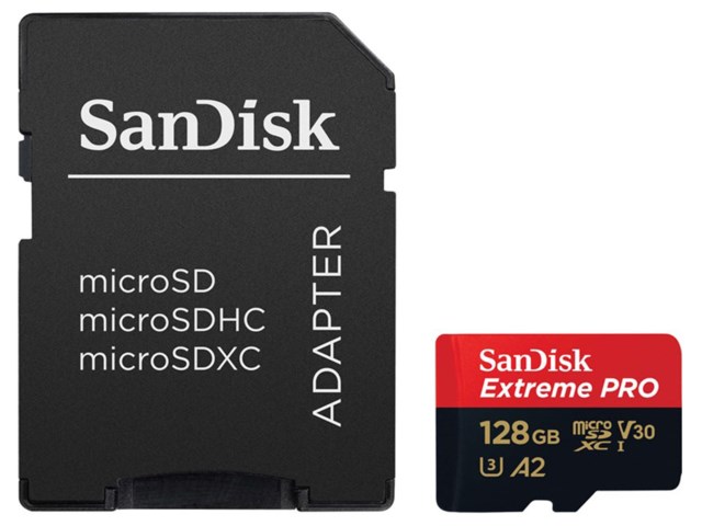 SanDisk Minneskort MicroSDXC Extreme Pro 128GB