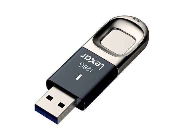Lexar USB-Minne Jumpdrive Fingerprint 128GB