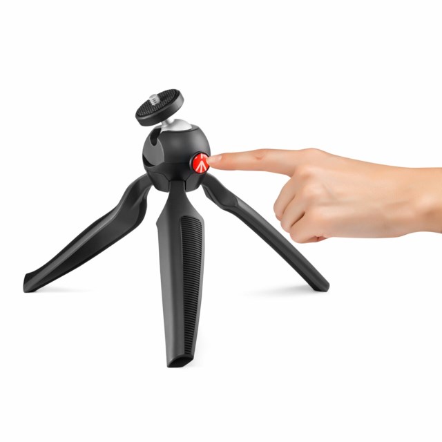 Manfrotto Bordsstativ Pixi Plus Grå