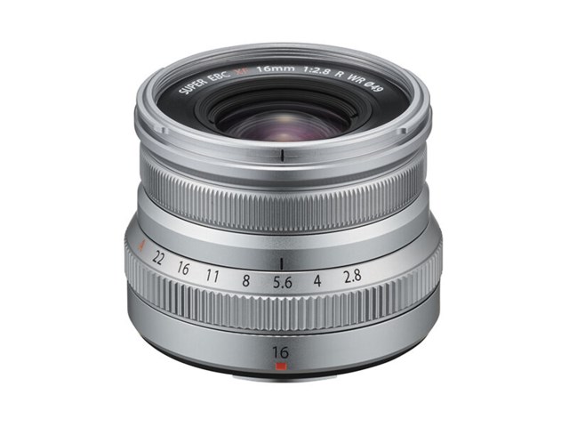 Fujifilm Fujinon XF 16mm f/2,8 WR silver