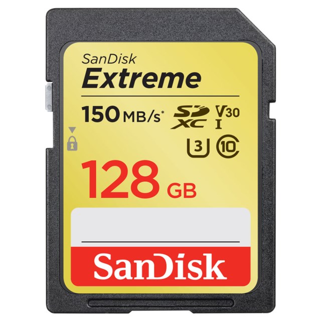 Sandisk Minneskort SDXC Extreme 128GB 150MB/s UHS-I