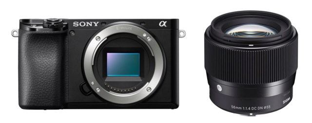 Sony A6100 +56mm f/1,4 DC DN Contemporary till Sony E