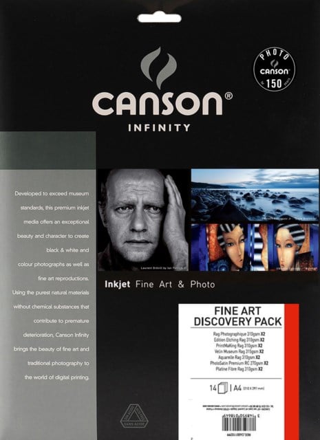 Canson New Fine Art Discovery Pack A4 14Blad