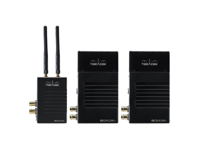 Teradek Bolt 500 XT trådlöst kit 3G-SDI/HDMI sändare + 2 st mottagare