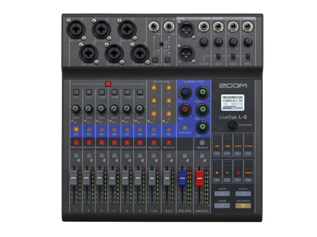 Zoom LiveTRAK L-8 podcastmixer