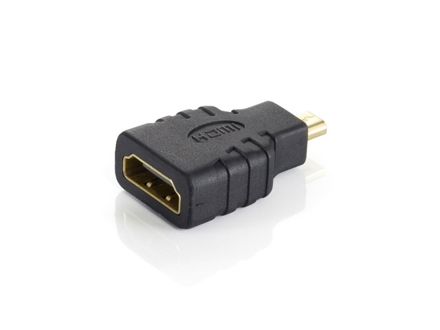 Equip HDMI-adapter A hona - micro D hane guldpläterad