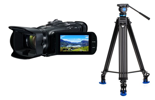 Canon HF G50 + Benro KH26P