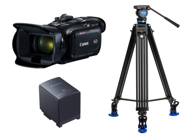 Canon Legria HF G26 Powerkit + Benro KH26P