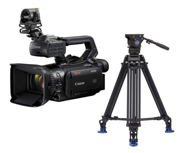 Canon XF405 + Benro BV4PRO