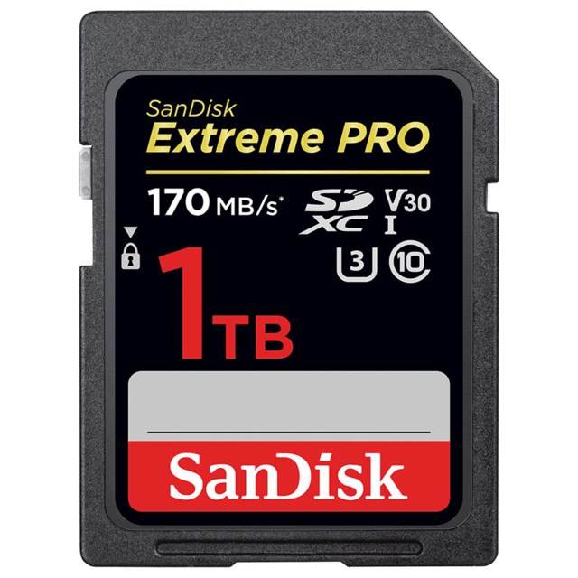 SanDisk Minneskort SDXC Extreme Pro 1TB 170MB/s UHS-1 V30 U3 C10