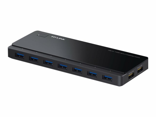 TP-LINK 7 ports USB 3.0 Hub med 2 laddningsportar