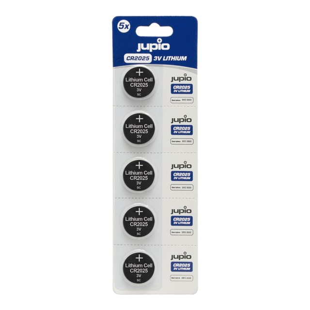 Jupio CR2025 3V Lithium Batteri 5-pack
