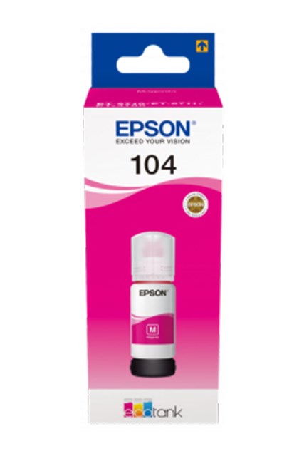 Epson EcoTank 104, Magenta, 65ml