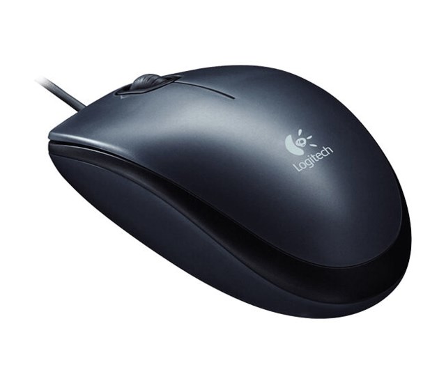 Logitech M100 - USB Mus Grey