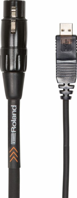 Roland XLR hona - USB A - 3m svart