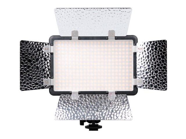 Godox LED-Belysning 308C II Bi-Color med Barndoors (uppackad)