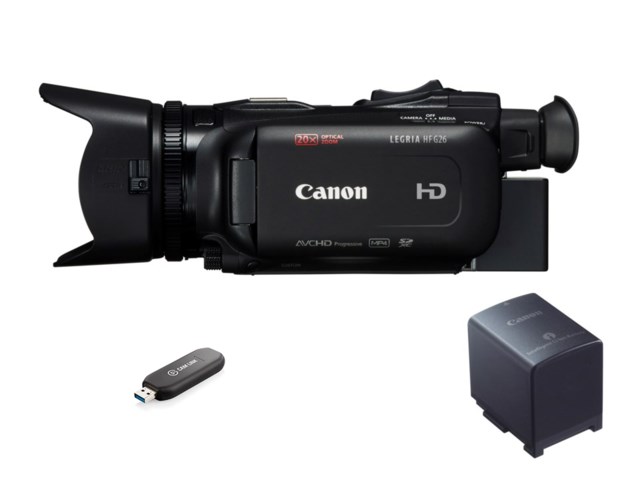 Canon Legria HF G26 Powerkit + Elgato Cam Link 4K