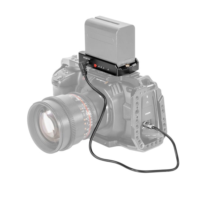 SmallRig 2698 Batteriplatta NP-F för BMPCC 4K&6K m. kabel.