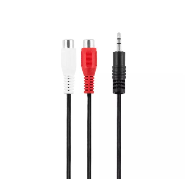 Champion 3,5mm TRS hane - 2 RCA honor 0,2 meter