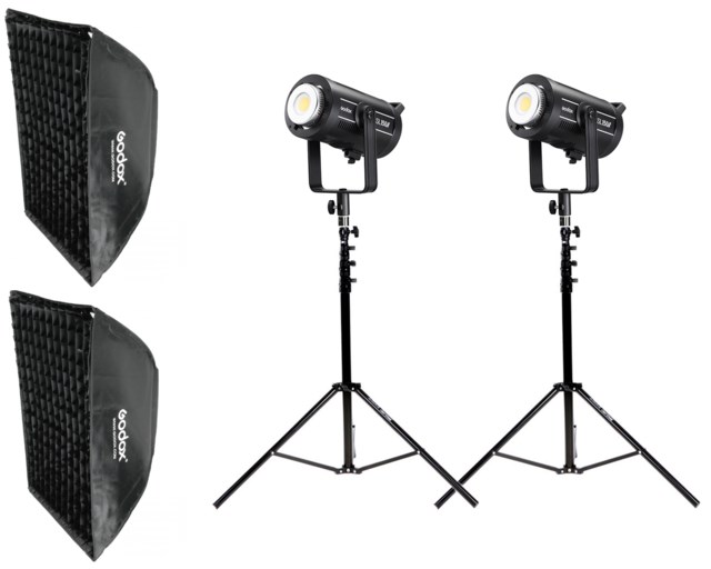 Godox LED-Belysning SL150W II Dagsljuspaket Dubbel