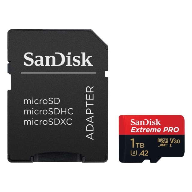 SanDisk microSDXC Extreme Pro 1TB 170MB/s UHS-I U3 V30