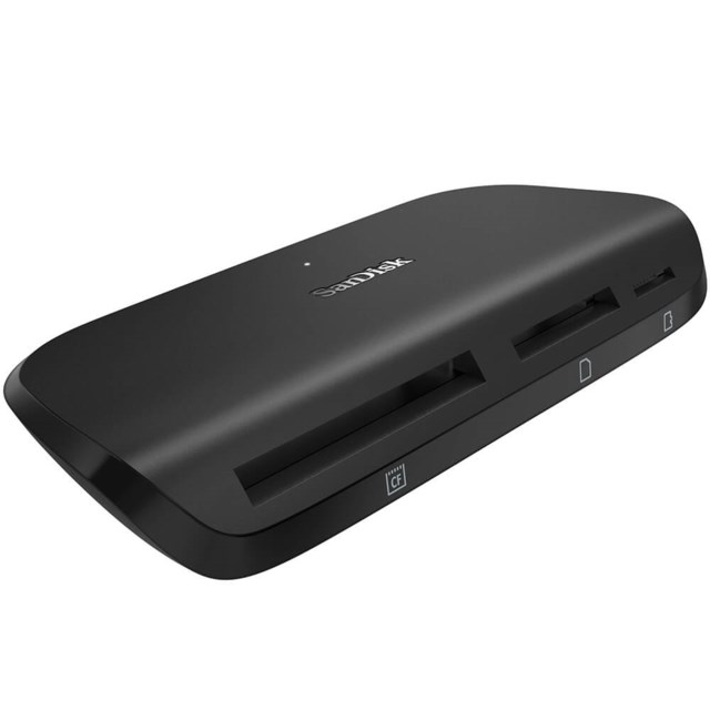 Sandisk Minneskortläsare USB-C Pro CF, microSD, SD UHS-II
