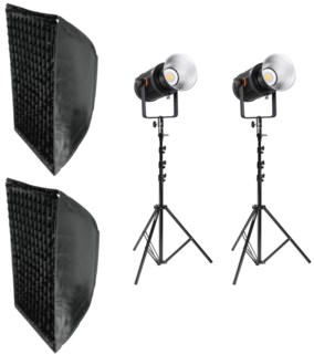 Godox LED-Belysning UL150 Silent Dagsljuspaket Dubbel