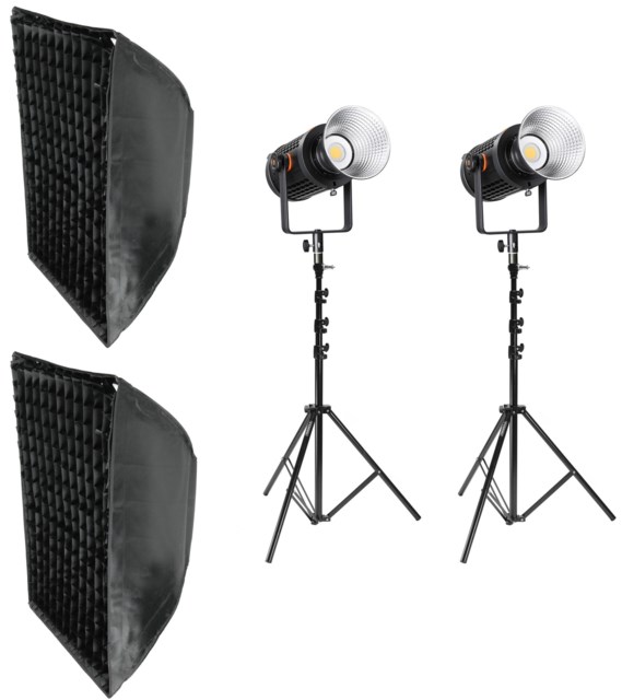 Godox LED-Belysning UL150 Silent Dagsljuspaket Dubbel