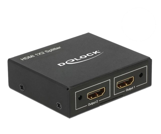 DELOCK HDMI Splitter 1 HDMI in till 2 HDMI ut 4K