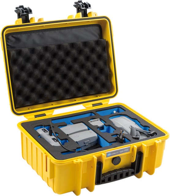 B+W Outdoor Case Type 4000 Gul DJI Mavic Air 2/2S Fly More Kit