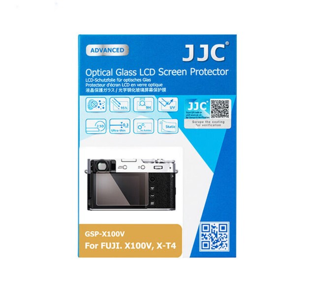 JJC LCD-skydd Optical Glass till Fuji X100V & X-T4