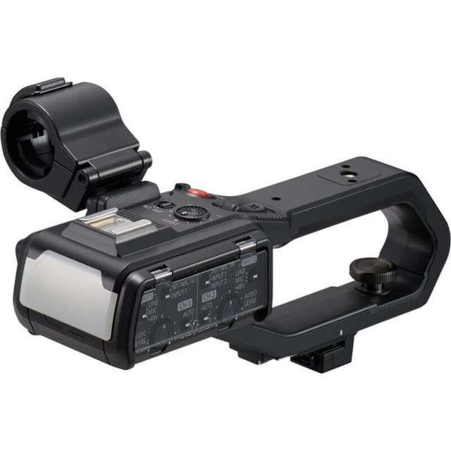 Panasonic VW-HU1E-K Handtag med XLR-box och LED-belysning