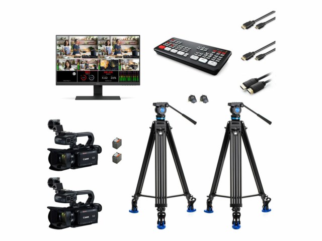 Scandinavian Photo Streamingkit 2 x Canon XA11 + BMD Atem Mini Pro