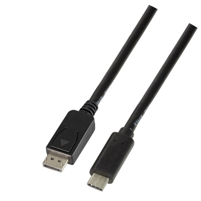 LogiLink USB-C - DisplayPort 1.2, 1,8m
