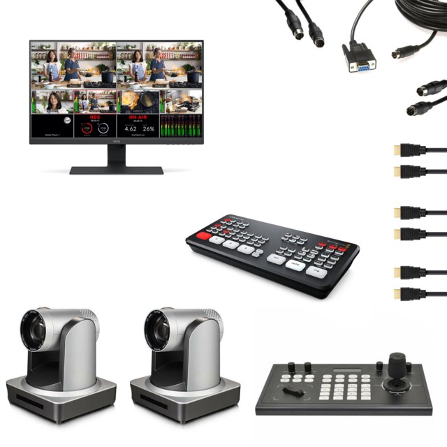 Scandinavian Photo Streamingkit 2st Minrray PTZ CAM UV510AS-20 + BMD Atem Mini Pro