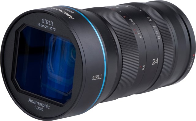 Sirui 24mm f/2,8 Anamorphic lens 1,33x till Sony E