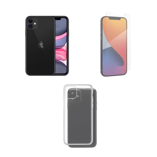 Apple iPhone 11 64GB Black Protection kit