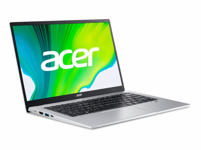 Acer Swift 1 - 14" FHD IPS, Pentium Silver N6000, 8GB RAM, 512GB SSD, Win10