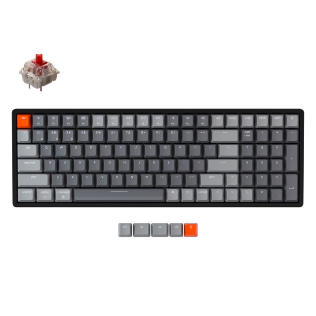 Keychron K4v2 RGB Aluminium Gateron Red Switch