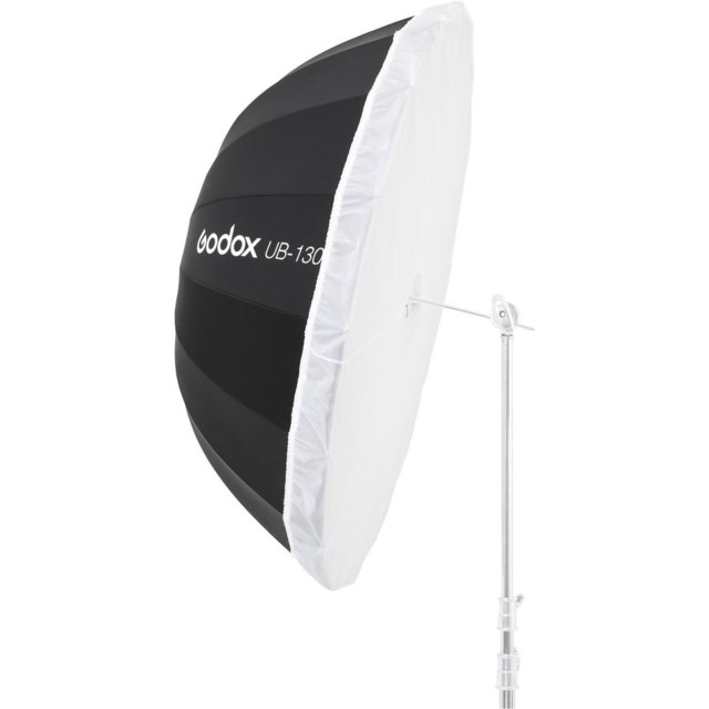 Godox UB-130W Umbrella Parabolic + diffusion 130cm, white