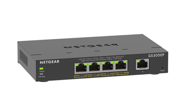 Netgear GS305EP 5-Port Smart Managed Switch PoE+