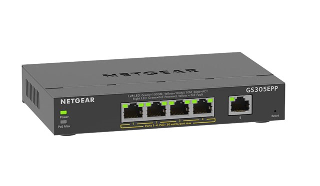 Netgear GS305EPP 5-Port Smart Managed Switch PoE+