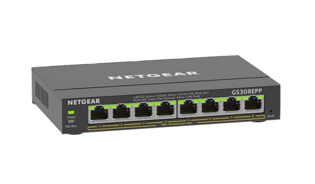 Netgear GS308EPP 8-Port Smart Managed Switch PoE+