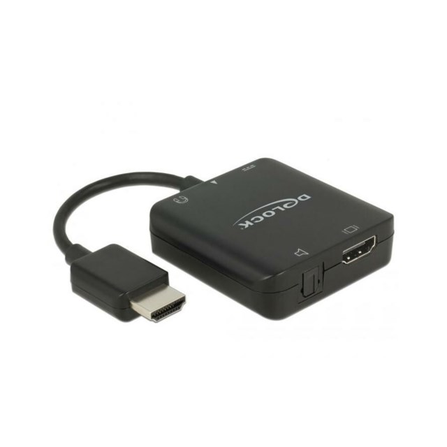 DELOCK HDMI-Adapter Audio Extractor 4K 60Hz