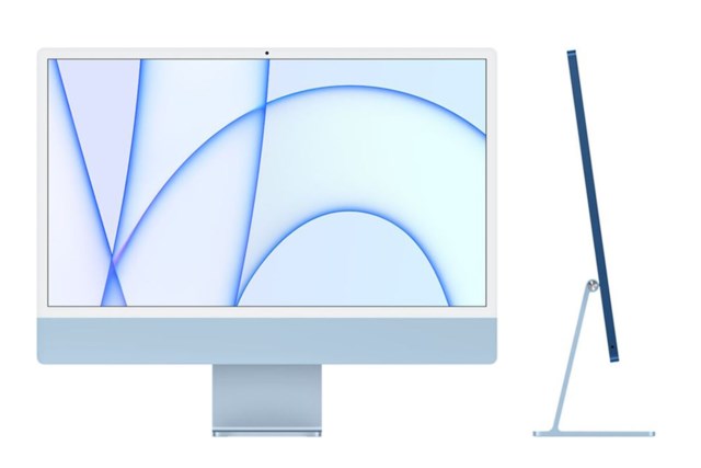 Apple iMac 24" 4.5K, M1, 8GB RAM, 256GB SSD, 8-core Graphics, Blue